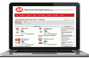 IGA can provide most of the content for members’ websites.