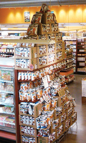 Wheatsfield Co-op displays Beanitos.