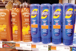 New FDA guidelines will prohibit use of the term “sweatproof” on sunscreen.