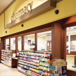 Safeway’s new sandbox store near its headquarters includes a pharmacy with a private consultation room.