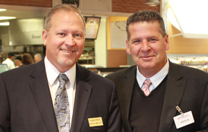 Gary Pfeil, president, and Rich Ordway, facilities director.