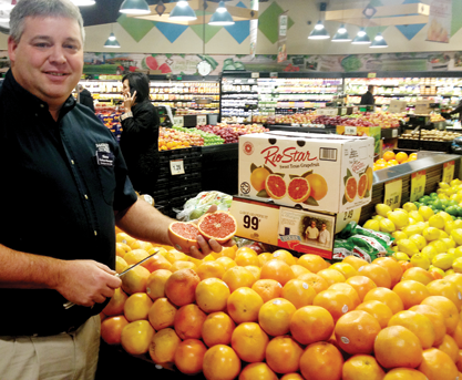 Local Texas grapefruit are a customer winter favorite at United Supermarkets.