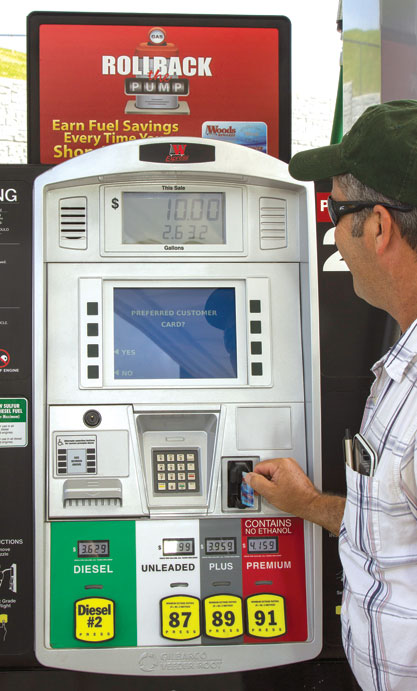 Woods Gas Express includes 10 fuel pumps.