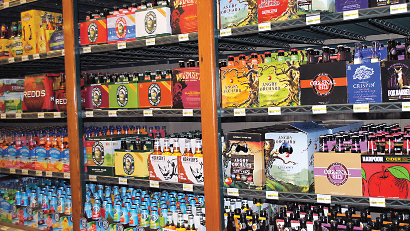 At Jungle Jim’s Fairfield, Ohio store, hard cider occupies more than double the shelf space it did 10 years ago.