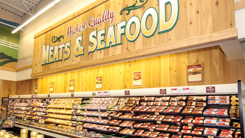 Sprouts places an emphasis on quality offerings in the meat and seafood departments. Sprouts grinds its own beef and also makes sausage in-store.