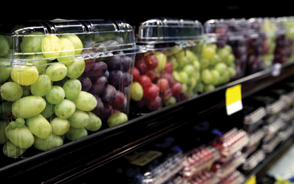 Most of Brookshire Grocery Co.’s packaged produce is source-packed.