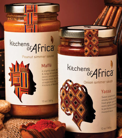 Kitchens of Africa peanut and onion simmer sauces are just two of the meal starters bringing exotic flavors to home chefs.