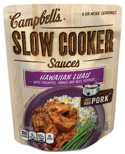 Campbell’s new line of sauces plays to the slow cooker craze.