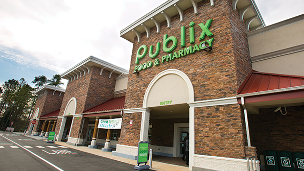 Publix operates in six Southeastern states.