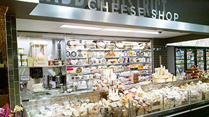 The Cheese Shop is located downstairs in the Roche Bros. store. 