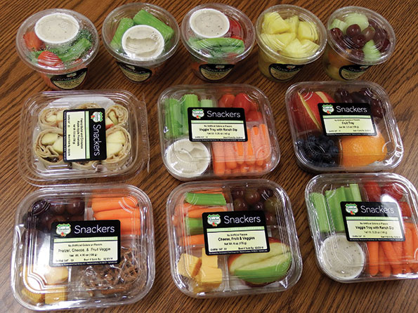 Buehlerâ€™s lunch samplers that combine fruit, cheese and pretzels have also been popular.