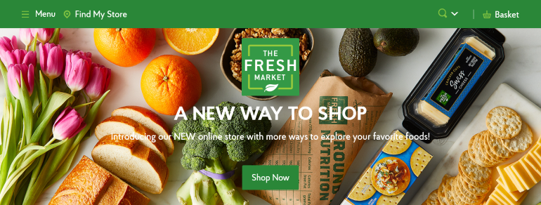 Monografie picknick samen The Fresh Market goes live with new online store | Supermarket News