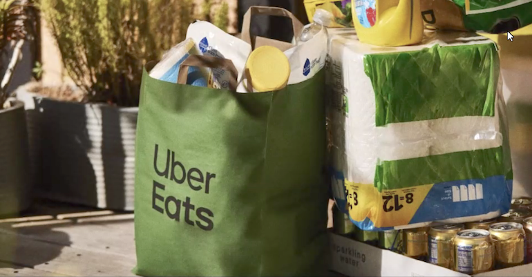 Uber Eats Large Backpack Pizza Pocket Doordash India | Ubuy