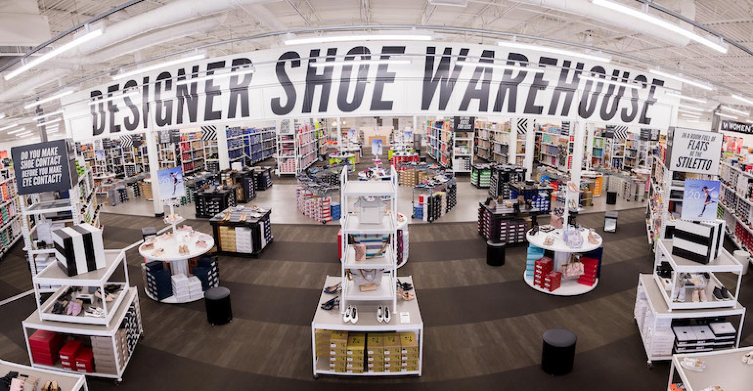 closest designer shoe warehouse