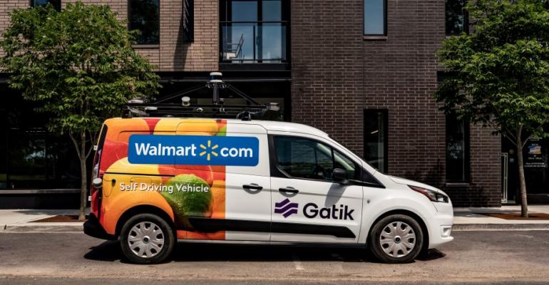 Walmart Gatik van