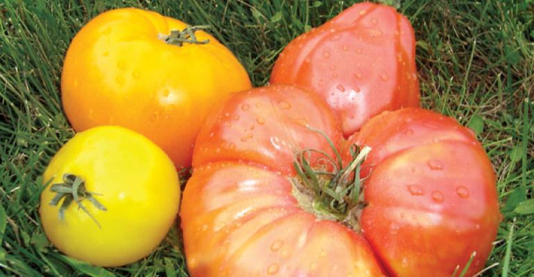 Heirloom tomatoes are favorites but consumers also enjoy turnips carrots and others