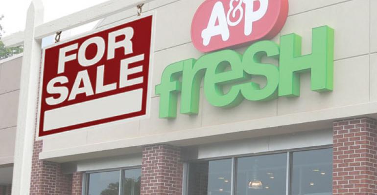 A&amp;P files for bankruptcy again