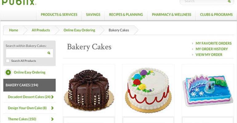 Publix adds cakes to online ordering