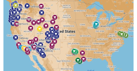 Kroger, Albertsons Divestiture Map.png